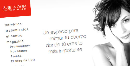 ruthazofra.es - menú