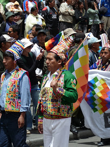 Anniversaire de l'Etat plurinational bolivien