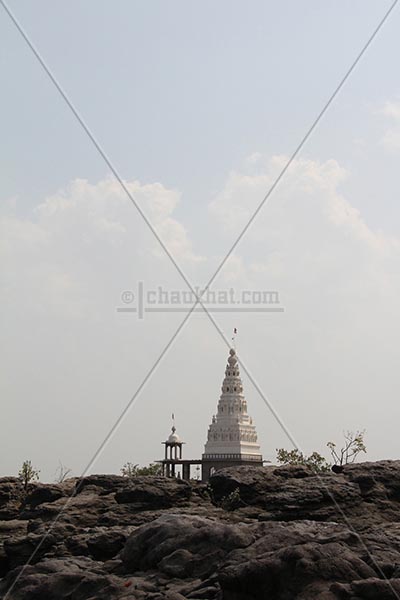 Temple above potholes Temple above potholes