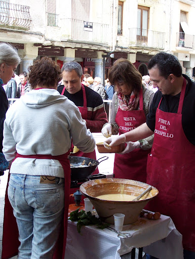Preparando los crespillos
