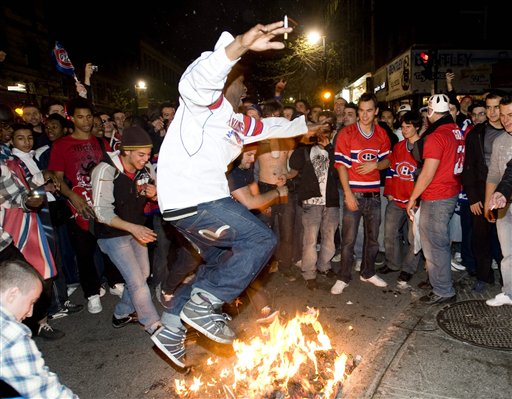 Habs fans to protest hockey violence -- get the fire extinguishers ready