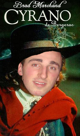 Brad Marchand in 'Cyrano de Bergerac'