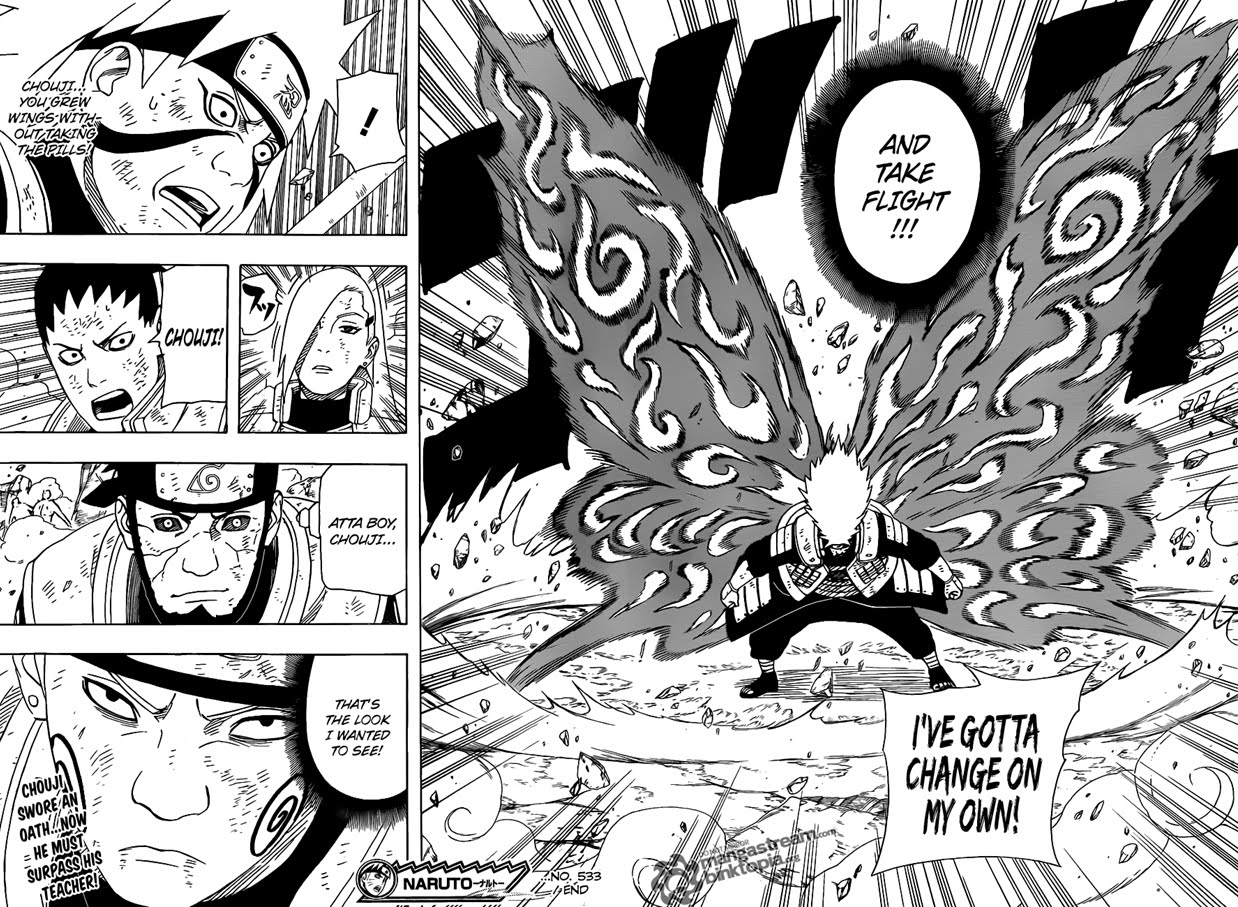 Naruto Shippuden Manga Chapter 533 - Image 16-17