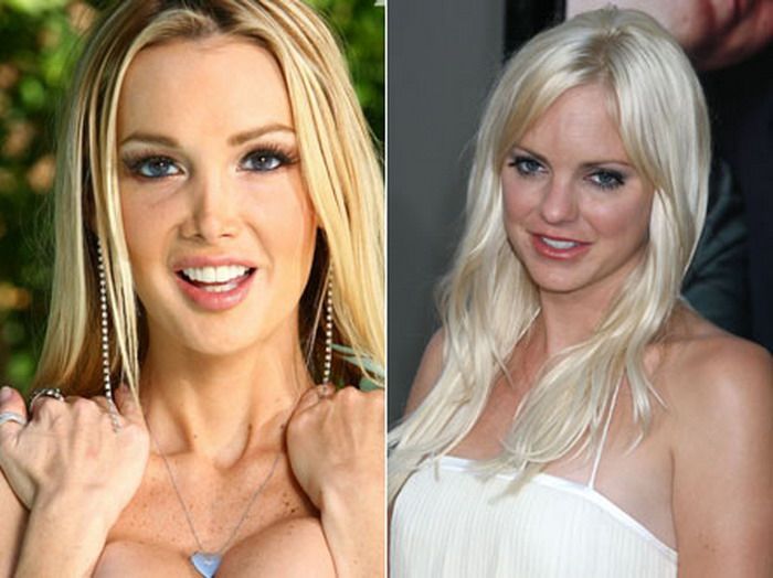 Porn stars who look like Celebrities - SFW.