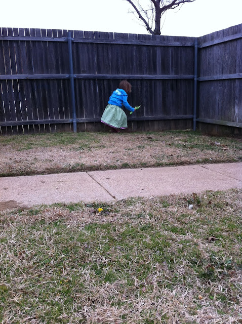 girl digging