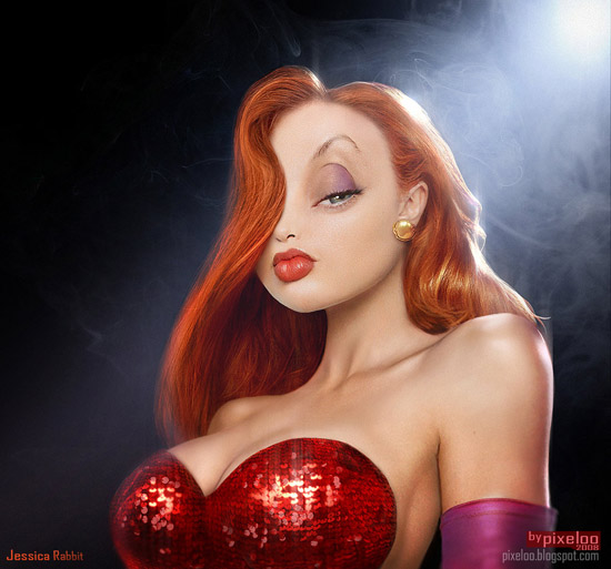 Uma Cilada Para Roger Rabbit (Who Framed Roger Rabbit) - Jessica Rabbit versão "humanizada" Uma Cilada Para Roger Rabbit (Who Framed Roger Rabbit) - Jessica Rabbit versão "humanizada"