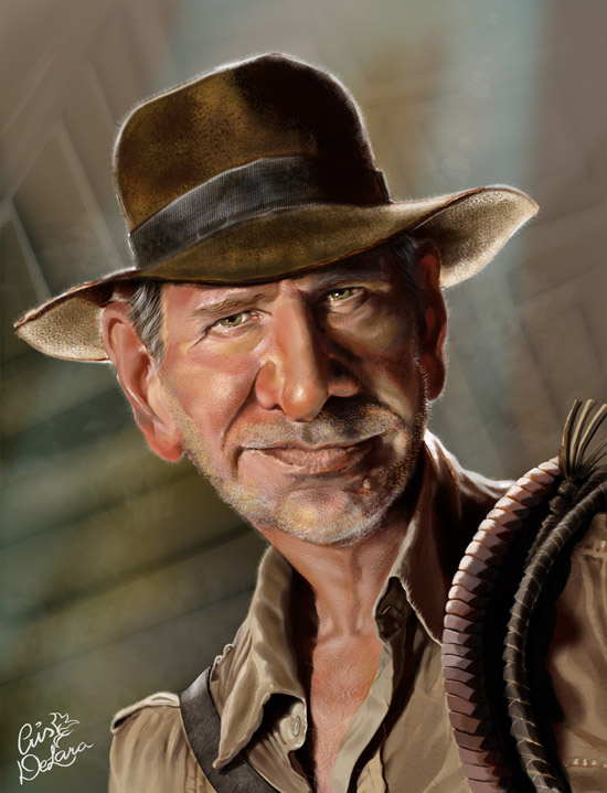 Indiana Jones - caricatura Indiana Jones - caricatura