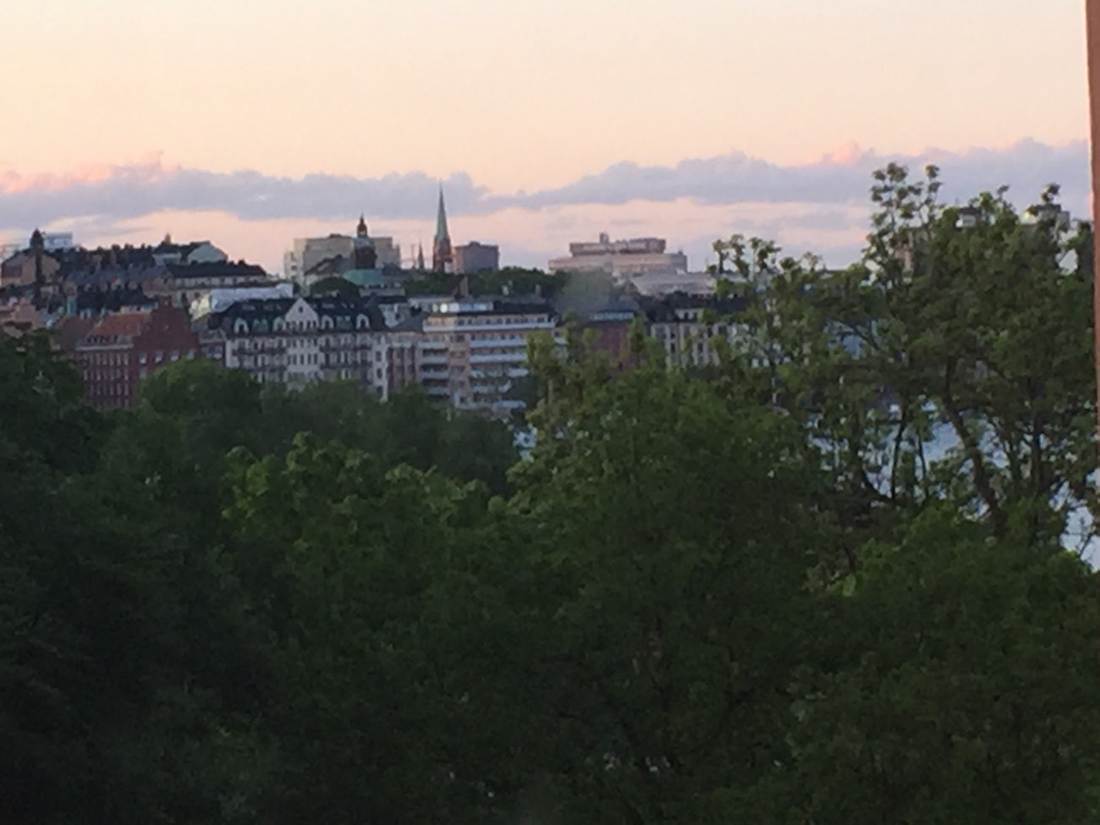 See this picture - it is taken from the window, at 22.00 pm. 
