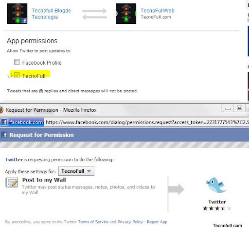 Permisos adicionales en facebook