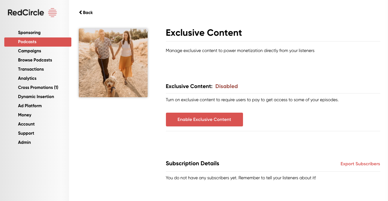 Earn more money with Exclusive Content and subscriptions on RedCircle
