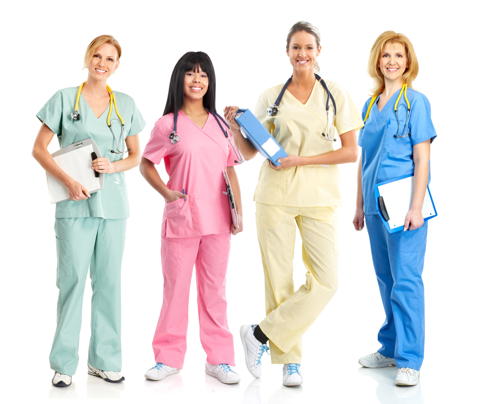 Nurses In Uniform: Is It Okay to Wear Scrubs In Public? - NurseBuff