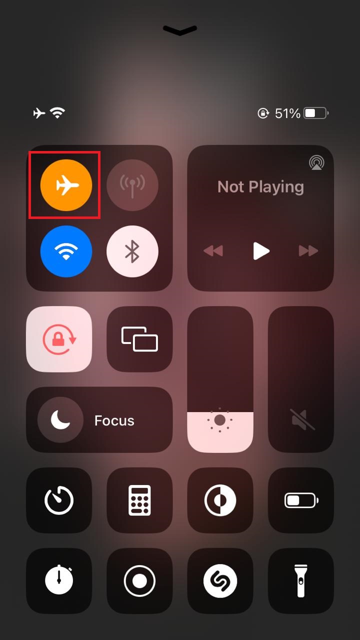 iphone airplane mode