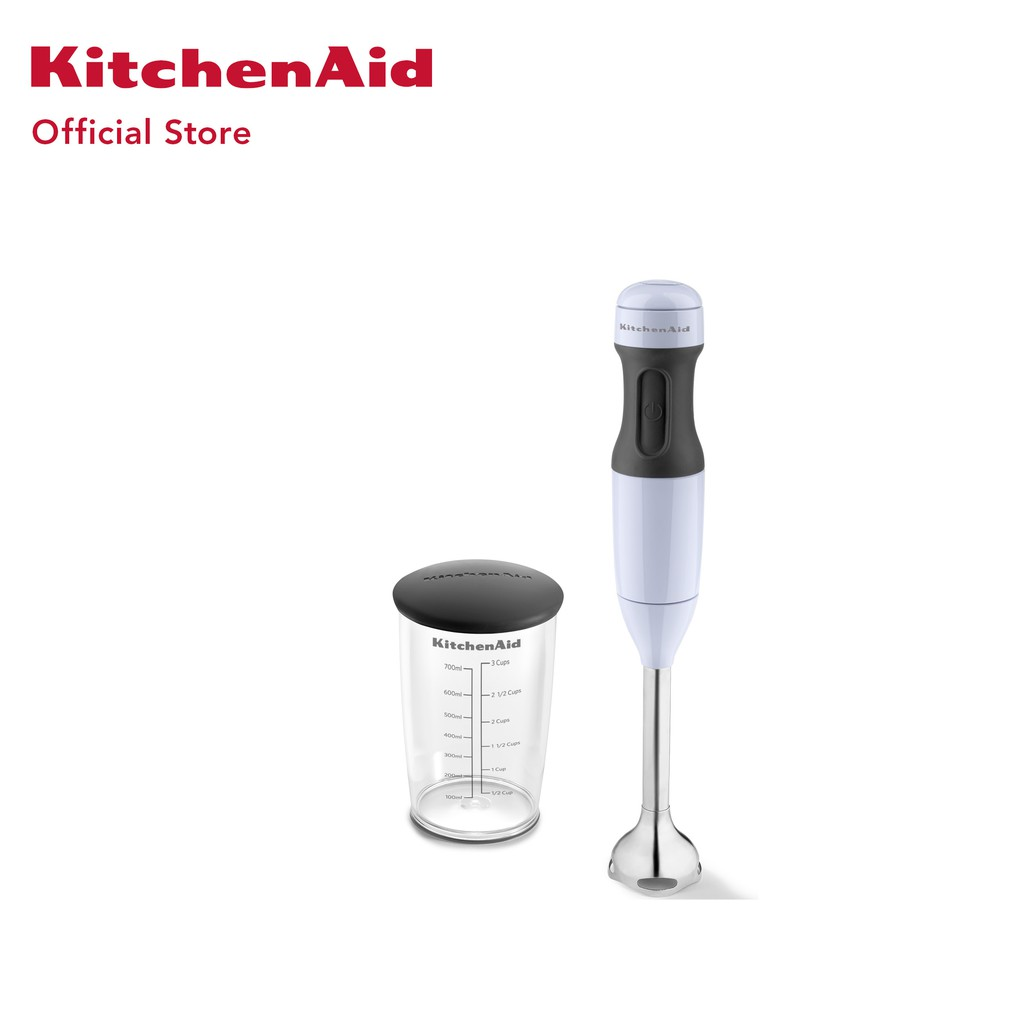 The KitchenAid hand blender is a durable high-quality hand blender.