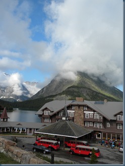 2010 looks like the 1930's at Many Glacier Lodge