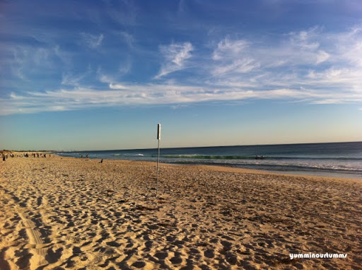 Sand Sun beach Scarborough Beach Perth