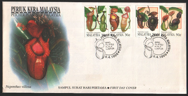 Malaysia_FDC-1996-Nepethes.jpg
