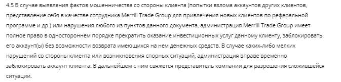 Merrill Trade Group: отзывы о проекте, маркетинг, обзор сайта