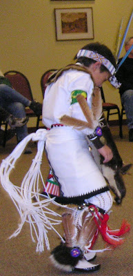 Pueblo child dancer