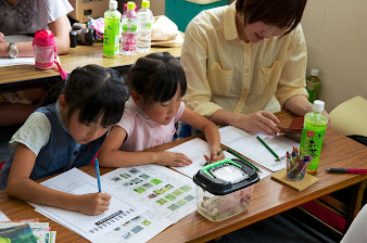 田んぼの生きものの中でお気に入りを絵に書こう！