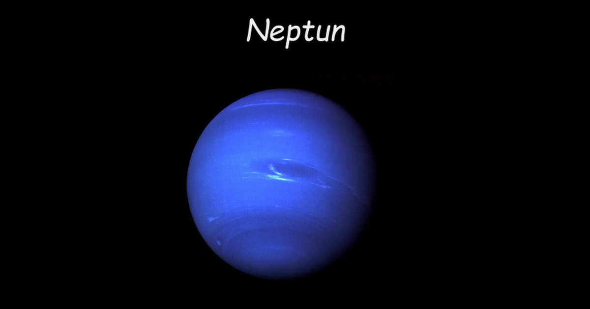 Præsentation om Neptun - Google Slides