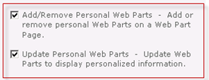  Enable personalize this page menu