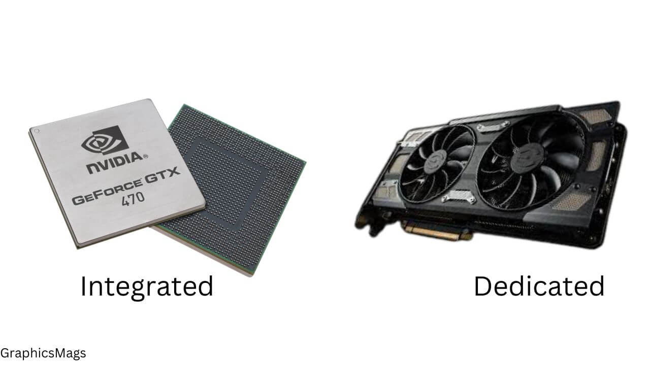 Dedicated graphics integrated graphics card