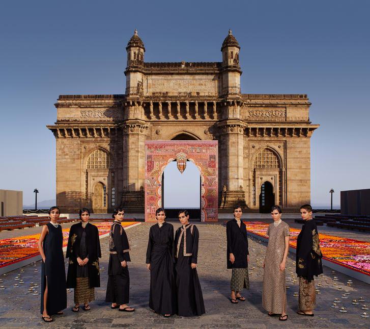 A campaign image taken at the Gateway of India monument in Mumbai.