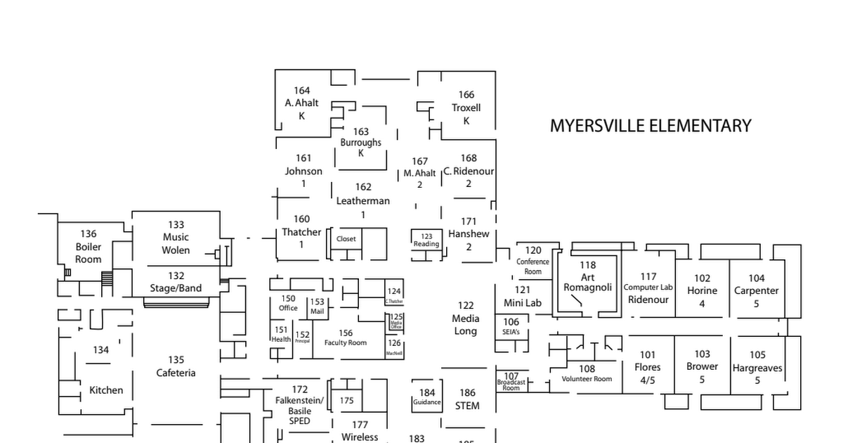 Myersville Elem Hybrid Dismissal Map