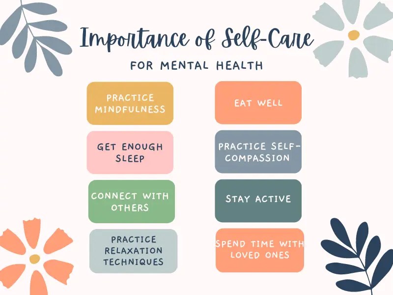 Self-care for mental health
