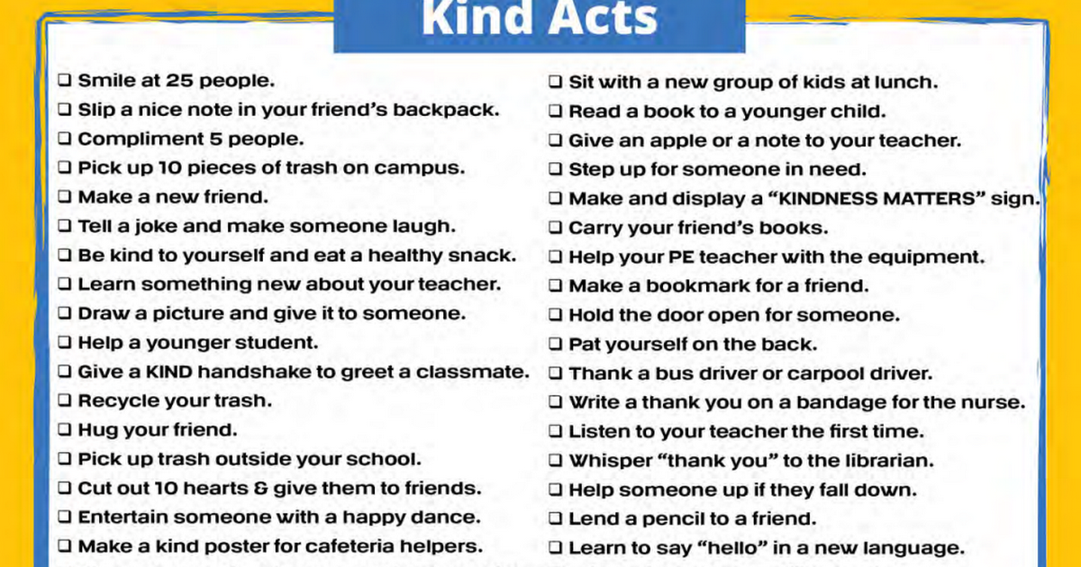KindnessWeek_3rd_4th_5th_Checklist.pdf
