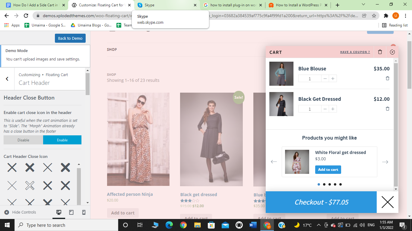 How Do I Add a Side Cart in WooCommerce? | XplodedThemes