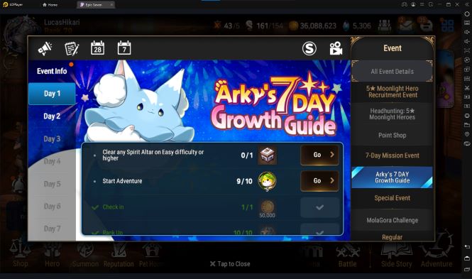 Arky’s 7 Days Guide