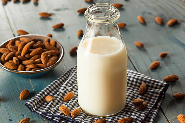 almond and milk