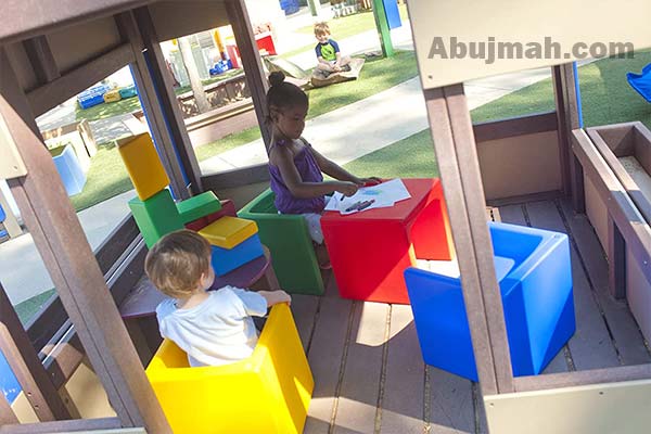 Children’s Factory Cube Chairs