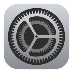 Biểu tượng Cài đặt của Apple theo kiểu Phẳng - Có sẵn ở các phông chữ SVG, PNG, EPS, AI & Icon