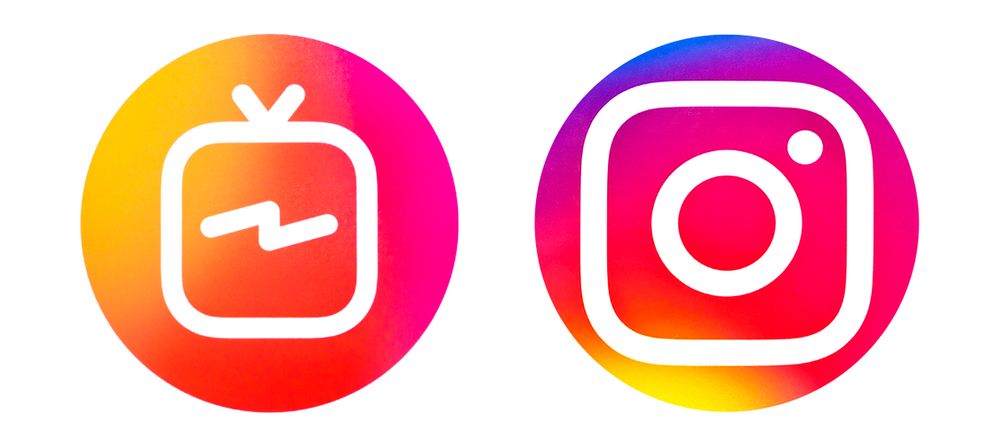 Instagram Live and IGTV logo- initsky