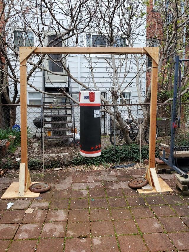 Outdoor Heavy Bag Stand