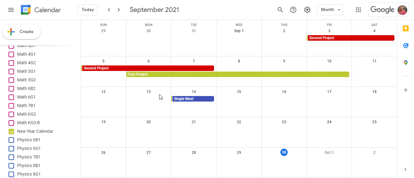 طريقة استخدام Google Calendar