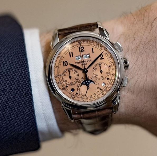 A watch on a person's wrist