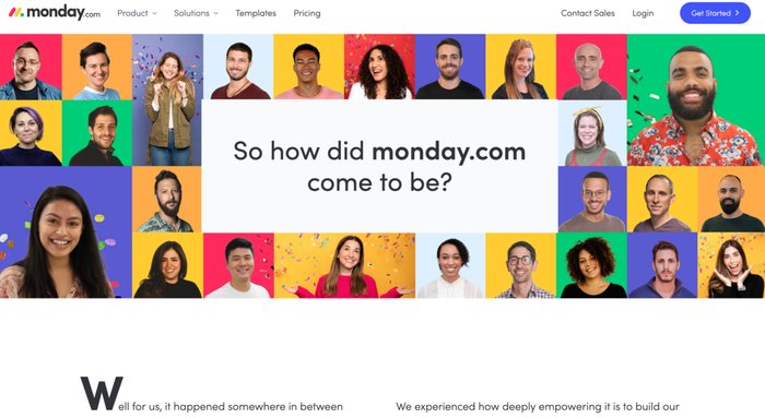 Monday.com over ons pagina