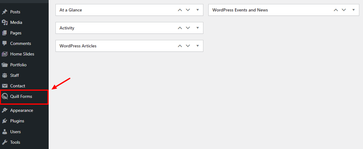 pena forma wordpress