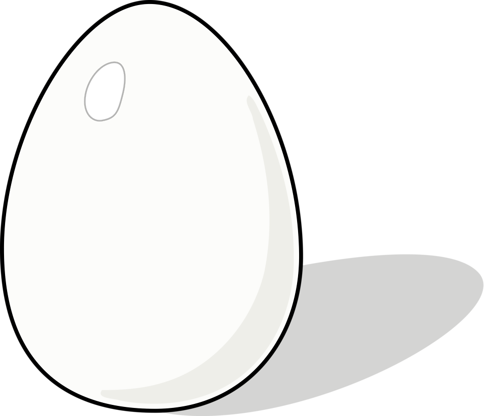 Egg | Free Stock Photo | Illustration of a white egg | # 11473