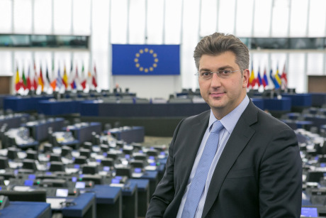 Croatian Member of EU Parliament Andrej Plenkovic Who tabled the critical EUP resolution  on the Serbian nationalist Vojislav Seselj 