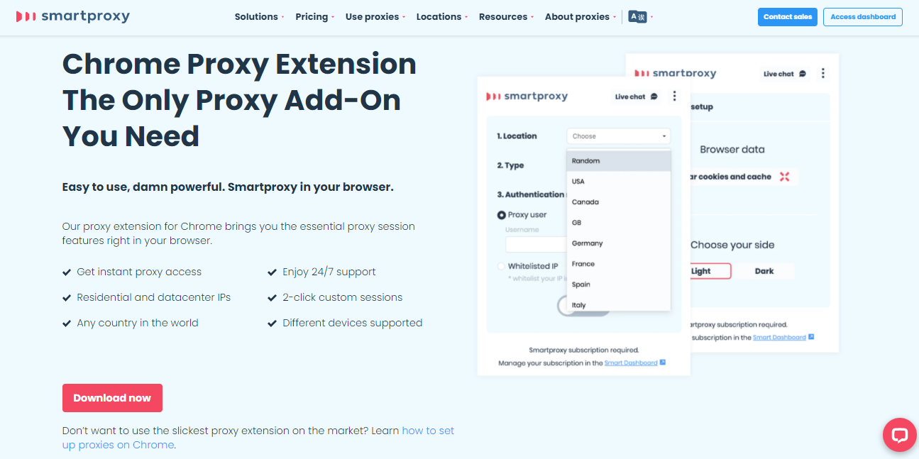 Chrome Smart Proxy Extension