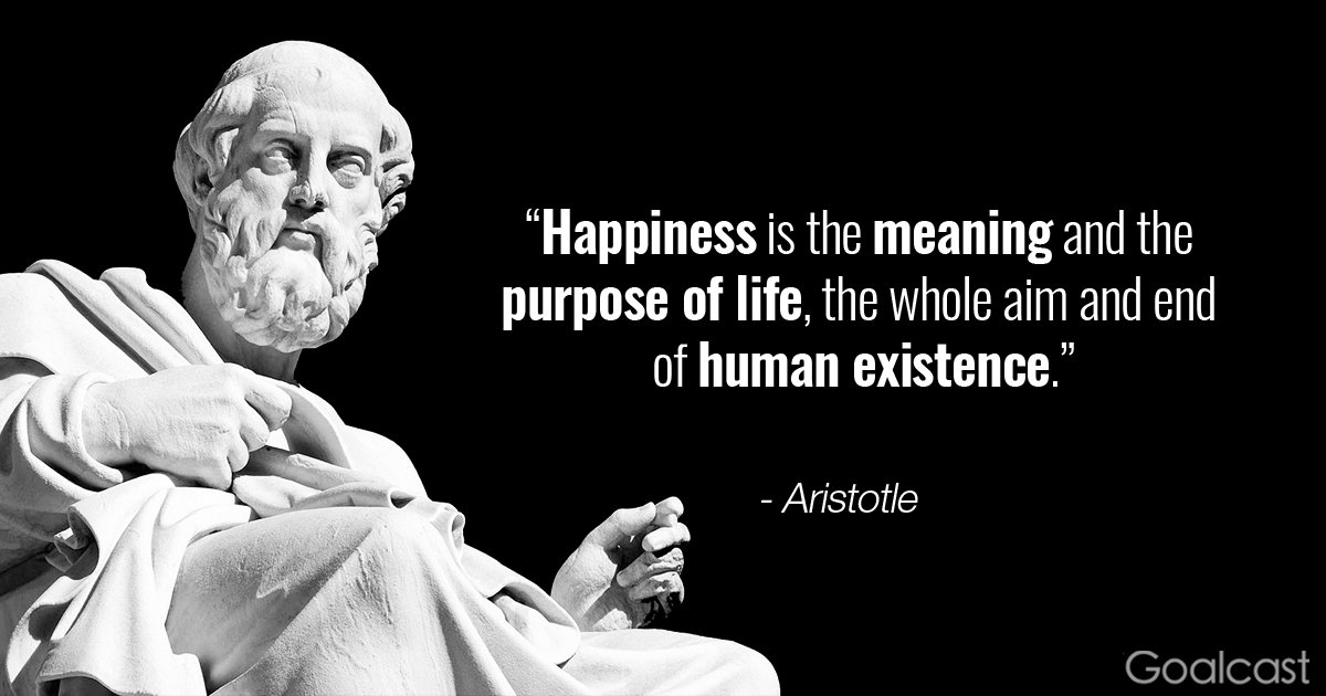 Tujuan hidup manusia menurut Aristoteles