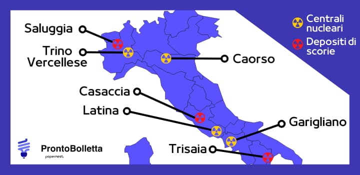 mappa nucleare italia