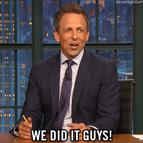 We Did It Wow GIF by Late Night with Seth Meyers - Find & Share on ...