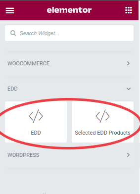 Easy EDD for Elementor widgets