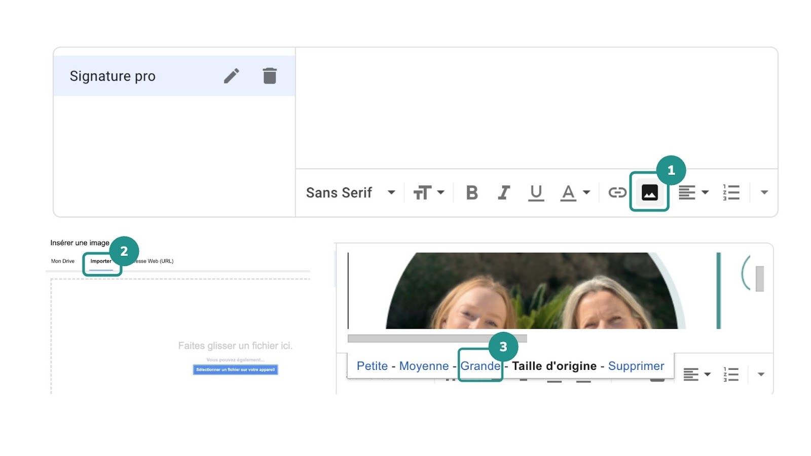 Configuration signature email Gmail