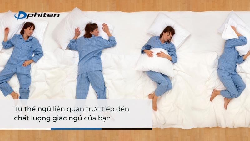 Tư thế ngủ ảnh hưởng rất nhiều đến giấc ngủ của bạn